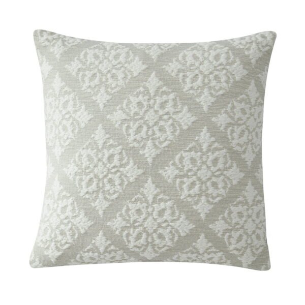 Gemma Cotton Decorative Pillow Cover, 18"x18", Harbor Mist