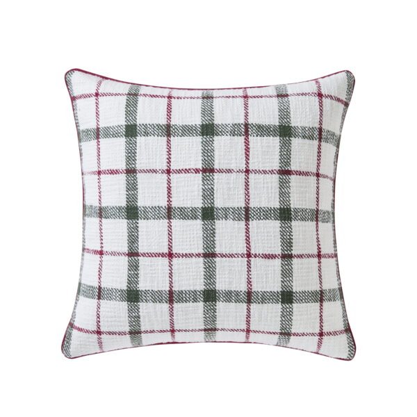 20" x 20" Red/Green Oakley Holiday Decorative Pillow Cover